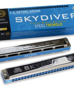 SEYDEL SKYDIVER TREMOLO HARMONICA, 48 STAINLESS STEEL REEDS,