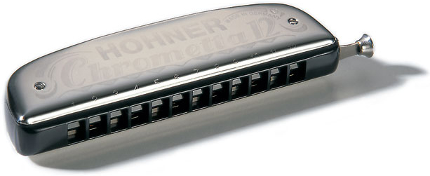 HOHNER CHROMETTA 12 CHROMATIC HARMONICA KEY OF G