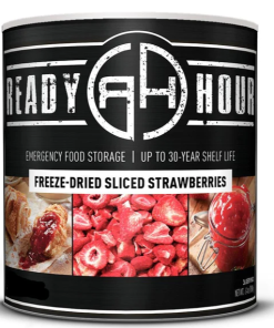Ready Hour Freeze-Dried Sliced Strawberries #10 can (36 servings)