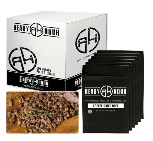 Ready Hour Freeze-Dried Beef Case Pack (12 servings, 6 pk)