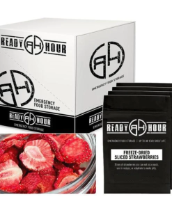 Ready Hour Freeze-Dried Strawberries Case Pack (32 servings, 4 pk)