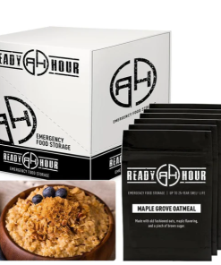 Ready Hour Maple Grove Oatmeal Case Pack (48 servings, 6 pk)