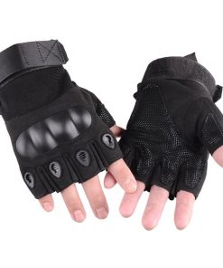 XG-TG2 Hard Knuckle Tactical Gloves (Half Finger) Military Style